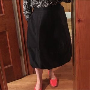 COS Black Bubble Skirt with Pockets